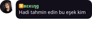 🌟 Hadi tahmin edin bu eşek kim telegram sticker