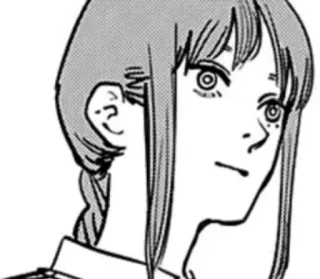 😐 Makima Chainsaw Man anime, manga, chainsaw man, makima, character, woman telegram sticker