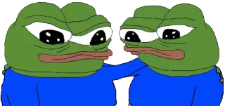 🙂 Pepe the Frog Pepe the Frog, sad, meme, emotions telegram sticker
