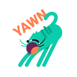 Little Catto telegram stickers