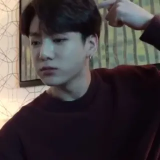 🧷 Jungkook K-pop, Ídolo, Cantante, Hombre, Retrato, Persona, Coreano telegram sticker