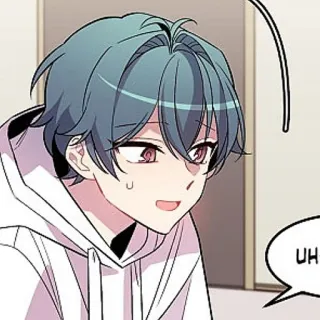 🫐 UH Anime, Manga, Karakter, Anak laki-laki, Lucu, Remaja whatsapp sticker