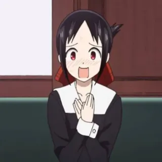 😳 Kaguya Shinomiya Kaguya-sama: Love Is War Аниме, Кагуя, Кагуя-сама, Любовь это война, Милый, Шиномия telegram sticker