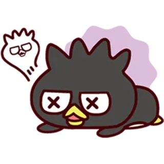 😞 Badtz-Maru Badtz-Maru, penguin, Sanrio, cartoon, anime, character telegram sticker