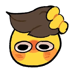 😨 Emoji, Jari tengah, Kasar, Ofensif, Kartun, Gestur telegram sticker
