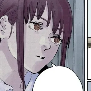🍒 Makima Chainsaw Man Anime, Makima, Chainsaw Man, Manga, Charakter, Weiblich telegram sticker