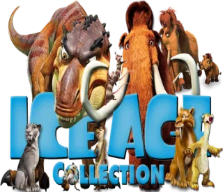 🙂 Ice Age ICE AGE COLLECTION ледниковый период, мамонт, динозавр, мультфильм, анимация, животные telegram sticker