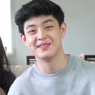 ⏳ 사람, 미소, 인물사진, 남자, 아시아인, 캐주얼 telegram sticker