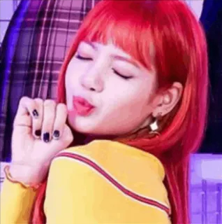 🍊 Lisa kpop, Blackpink, zanger, danser, beroemdheid telegram sticker