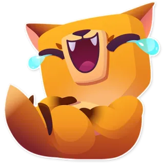 😄 犬, 笑う, 動物, 面白い, 絵文字, ミーム telegram sticker
