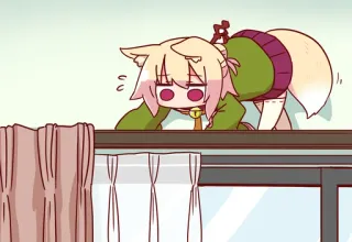 🙀 Anime, Chica gato, Lindo, Divertido, Meme telegram sticker