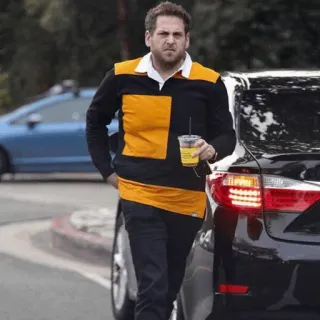 💡 Jonah Hill знаменитость, актер, уличный стиль, кэжуал, мода telegram sticker