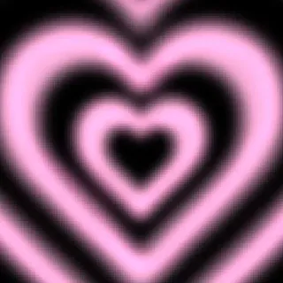 ❤️ heart, love, pink, black, valentines, heart shape telegram sticker