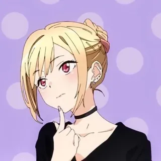🤔 Marin Kitagawa My Dress-Up Darling Anime, Personaggio, Carino, Ragazza, Marin Kitagawa telegram sticker