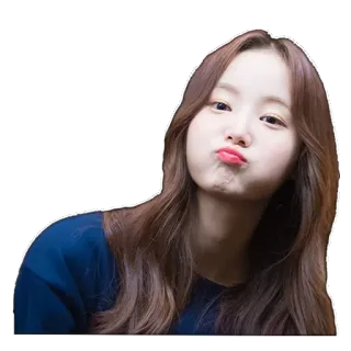 😚 donna, persona, ritratto, viso, ragazza, coreana, asiatica telegram sticker