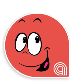 😃 desenho animado, emoji, rosto, feliz, personagem whatsapp sticker