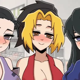🍑 Anime, Dessin animé, Personnages, Femmes, Animation, Art whatsapp sticker