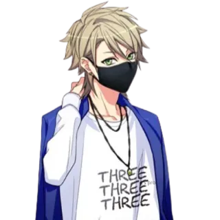 😎 THREE
THREE
THREE Anime, Personnage, Masque, Trois telegram sticker