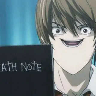 😱 Light Yagami Death Note DEATH NOTE Anime, Manga, Death Note, Light Yagami telegram sticker