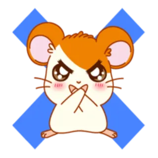 🤔 chuột hamster, dễ thương, động vật, phim hoạt hình telegram sticker
