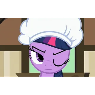 ❤️ Twilight Sparkle My Little Pony My Little Pony, Twilight Sparkle, Cartoon, Pony, Koch, Kochmütze telegram sticker