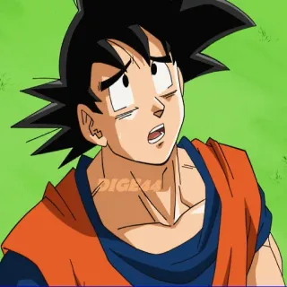 😥 Goku Dragon Ball Anime, Goku, Dragon Ball, Dessin animé, Combat, Son Goku telegram sticker