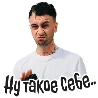 😒 Ну такое себе... expression, drôle, mème, russe, sticker telegram sticker