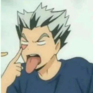 🏐 Bokuto Koutarou Haikyuu!! anime, manga, Bokuto, Haikyuu, funny, goofy, cartoon telegram sticker