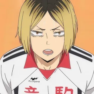 😡 Kenma Kozume Haikyuu!! Anime, Charakter, Haikyuu, Kenma, Kozume, Volleyball, Sport telegram sticker
