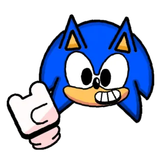 🤘 Sonic sonic, sonic the hedgehog, cartoon, video game, character telegram sticker