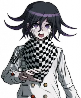😰 Kokichi Oma Danganronpa V3: Killing Harmony Anime, Kokichi, Danganronpa, Personagem, assustado telegram sticker