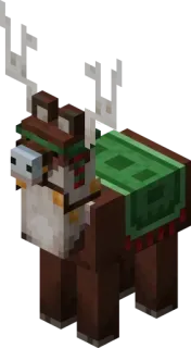 🦙 minecraft, llama, game, animal, pixel art telegram sticker