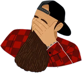 rawbeardedpirate telegram stickers