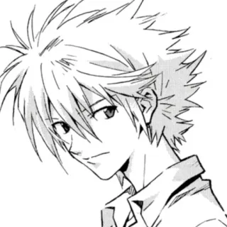 😐 Kaworu Nagisa Neon Genesis Evangelion アニメ, カヲル, 渚, 新世紀エヴァンゲリオン, マンガ, キャラクター telegram sticker