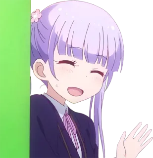 👀 anime, girl, cute, cartoon telegram sticker