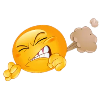 💨 emoji, fart, funny, humor, expression, reaction telegram sticker