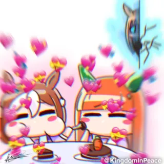 🧬 @KingdomInPeace Cartoni animati, Cuori, Anime, Carino, Amicizia, Amore telegram sticker