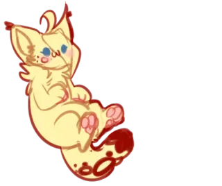 ❤️ cat, kitten, cartoon, cute, animal, pet, feline telegram sticker