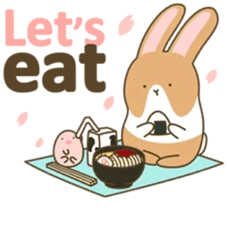 Coffee Rabbit- @cocopry @Chamoosh telegram stickers