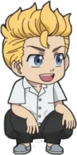😁 Takemichi Hanagaki Tokyo Revengers Anime, Manga, Chibi, Karakter, Fanart, Takemichi telegram sticker