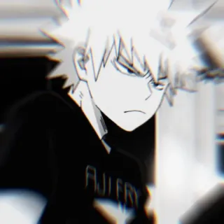 💣 Bakugo My Hero Academia AJIFRY 动漫, 漫画, 英雄, 爆豪胜己, 我的英雄学院 telegram sticker