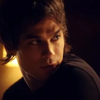 🍷 Damon Salvatore The Vampire Diaries vampiro, sobrenatural, drama, serie tv, Ian Somerhalder telegram sticker