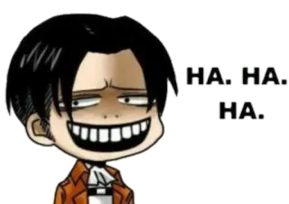 😂 HA.. HA.. HA. animé, dessin animé, sourire, rire telegram sticker