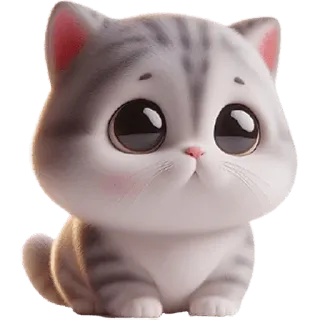 🥺 gato, lindo, gatito, animal, mascota, doméstico telegram sticker