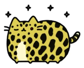 🤩 고양이, 동물, 표범, 스티커, 귀여운, 애완동물 whatsapp sticker