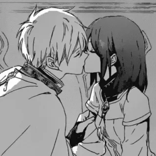 ❤️ キス, アニメ, 恋愛, 愛, カップル, マンガ telegram sticker