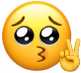 🥺 Emoji, Pace, Carino, Kawaii, Emoticon telegram sticker