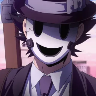 🎭 Anime, Masker, Geweer, Hoed, Pak, High-Rise Invasion telegram sticker