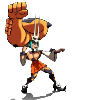 🏆 Skullgirls 애니메이션, 비디오 게임, 격투 게임, 스컬걸즈 telegram sticker