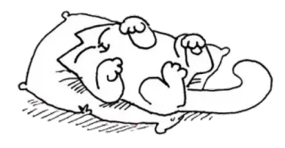 😴 Garfield Dessin animé, Chat, Garfield, Paresseux, Dormant whatsapp sticker